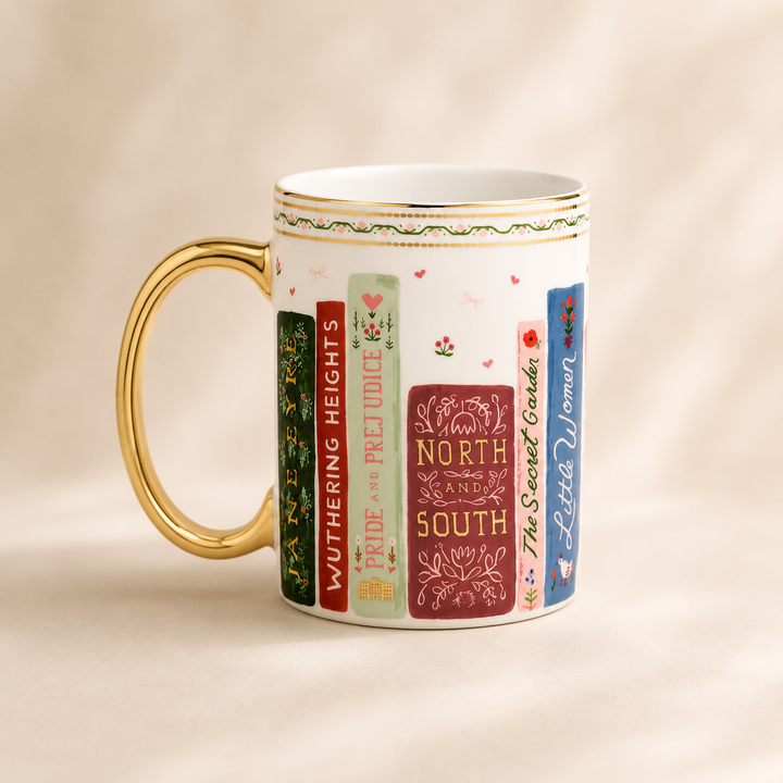كوب بورسلان من Rifle Paper Co. ☕🌸