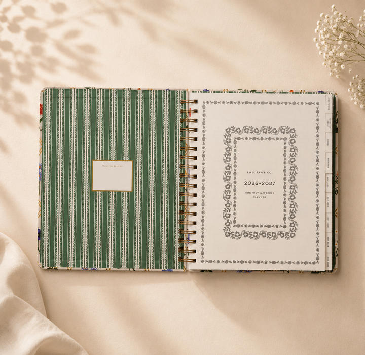 أجندة 2026–2027 من Rifle Paper Co.