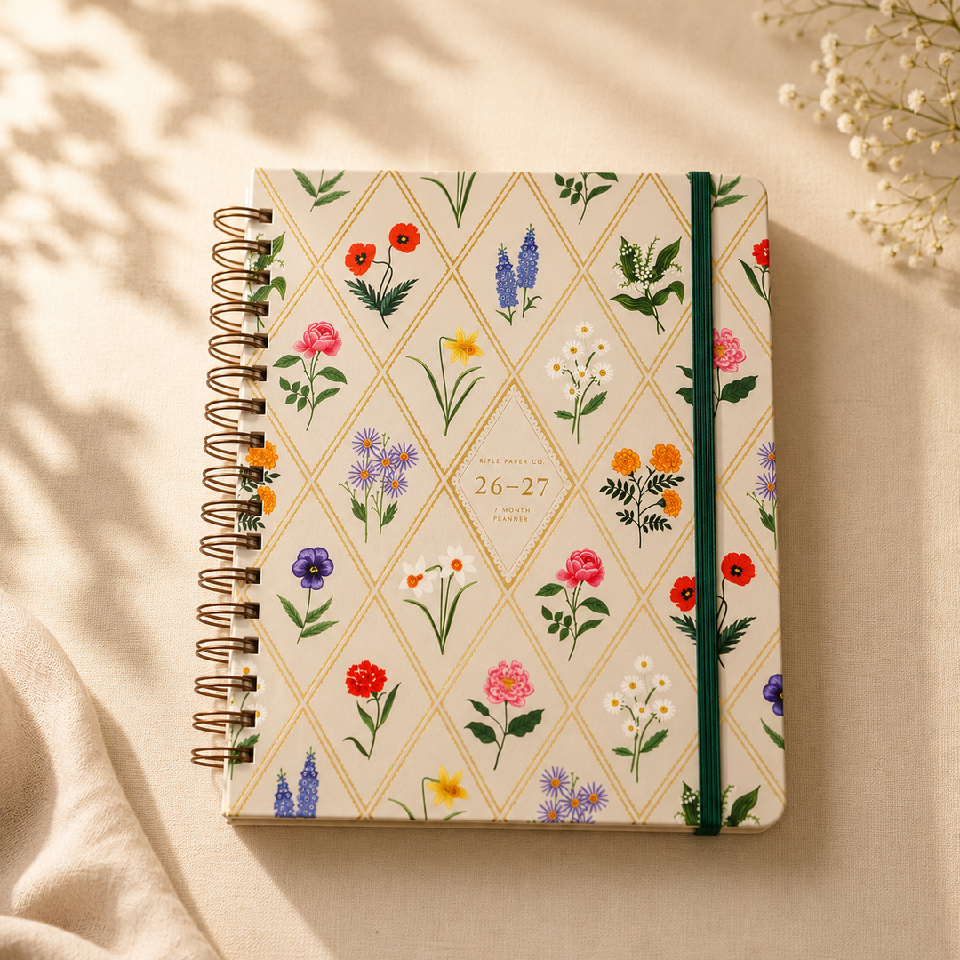 أجندة 2026–2027 من Rifle Paper Co.