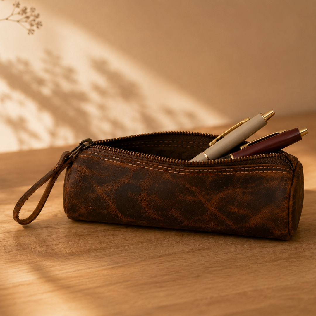 Leather Pencil Case