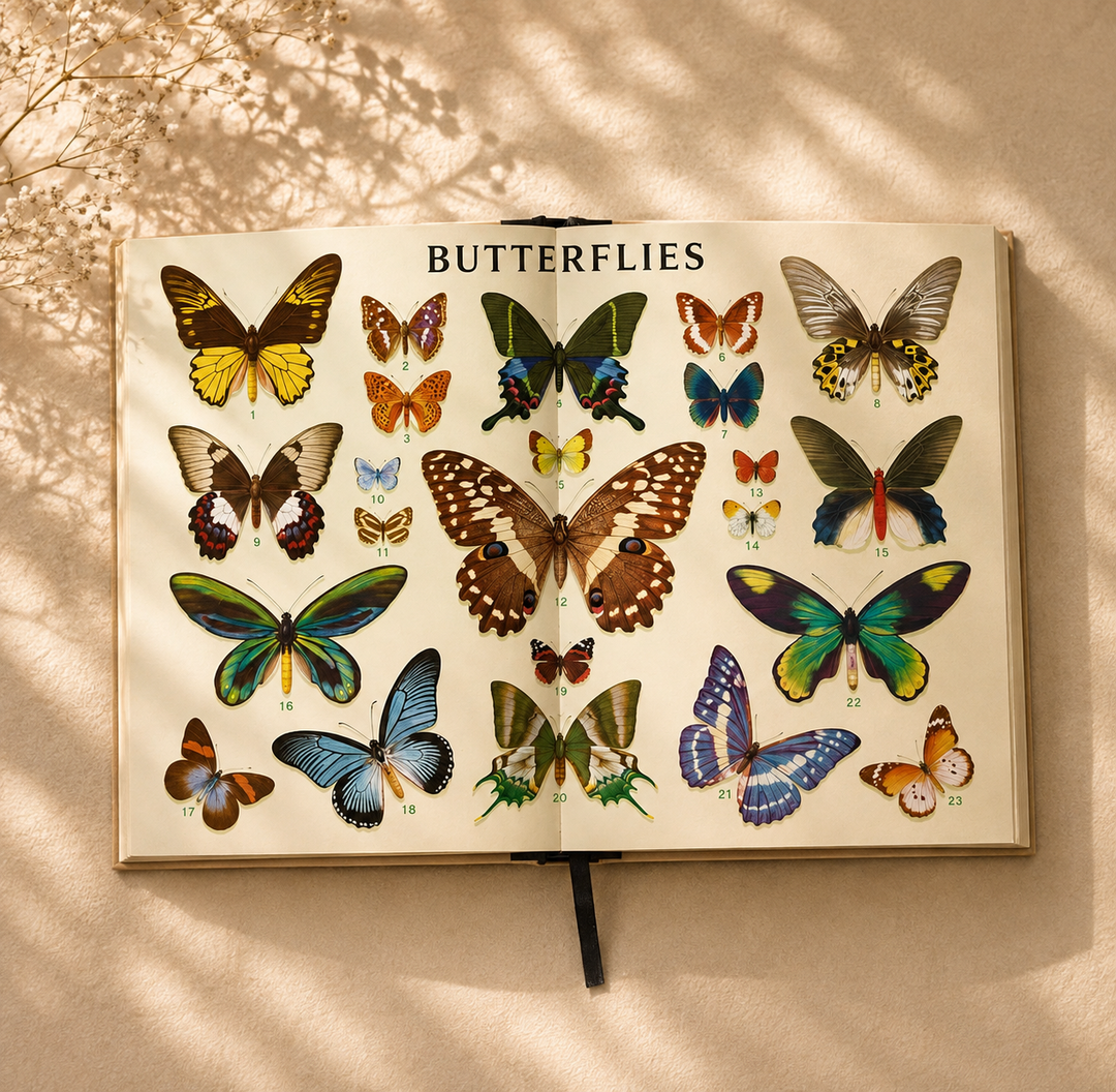 دفتر مسطر Butterflies
