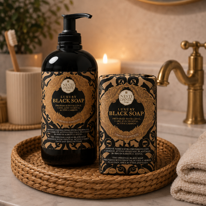 Luxury Black Soap Set