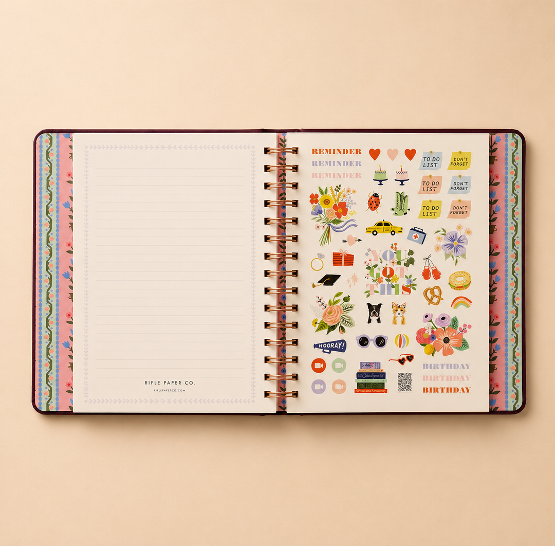 أجندة 2026–2027 من Rifle Paper Co.