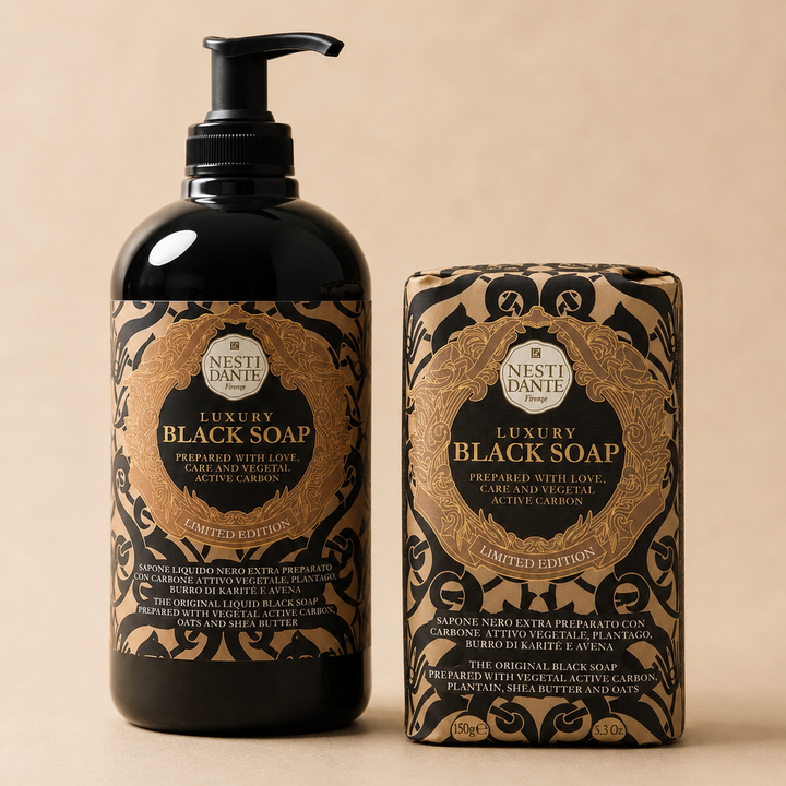 Luxury Black Soap Set
