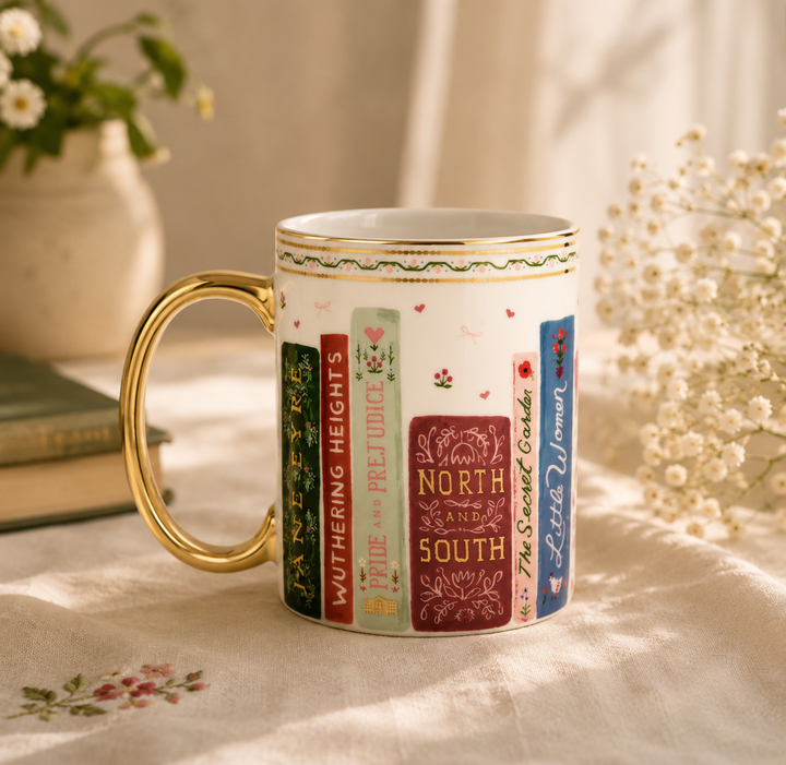 كوب بورسلان من Rifle Paper Co. ☕🌸