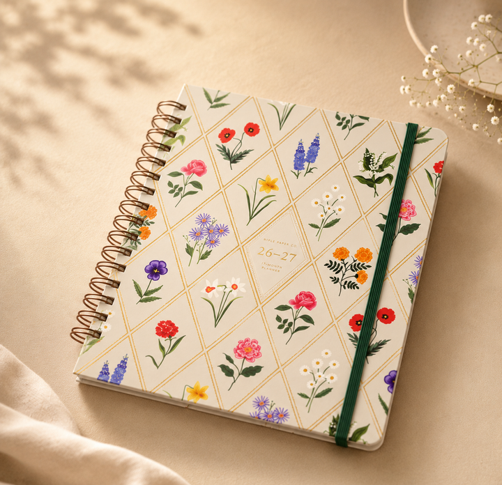 أجندة 2026–2027 من Rifle Paper Co.