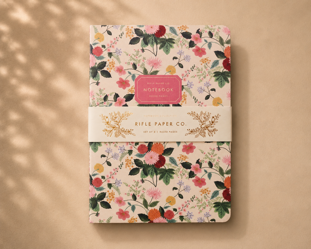 طقم مدوّنات من Rifle Paper Co. 🌸