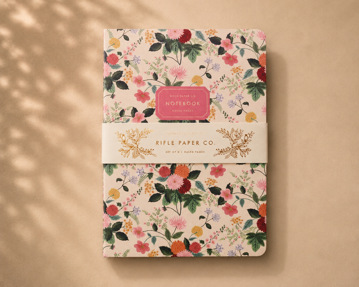 طقم مدوّنات من Rifle Paper Co. 🌸