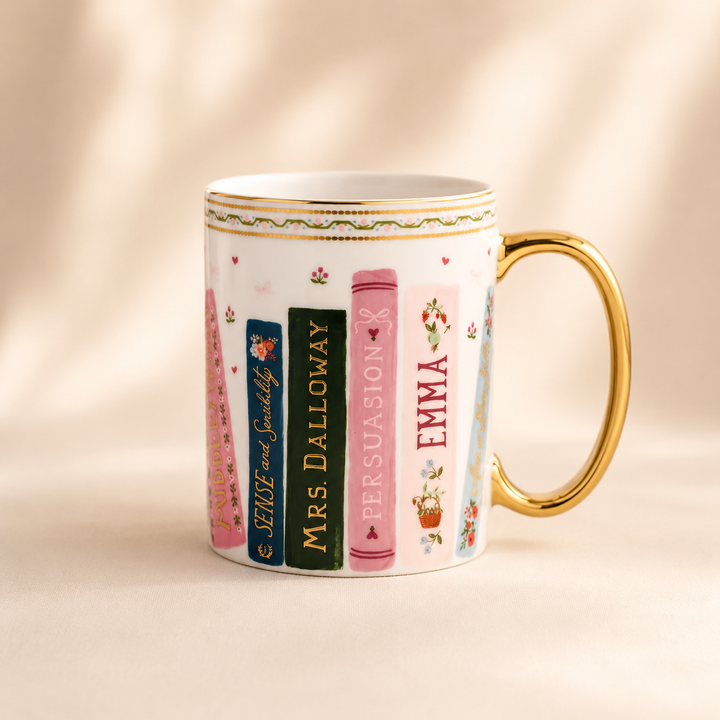 كوب بورسلان من Rifle Paper Co. ☕🌸