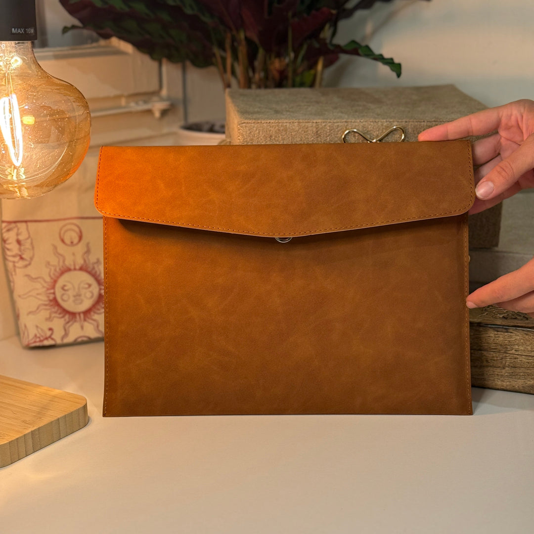 Brown Leather Document Folder