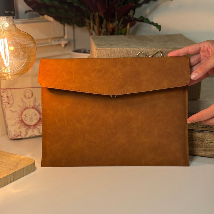 Brown Leather Document Folder
