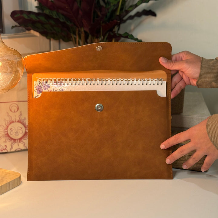 Brown Leather Document Folder