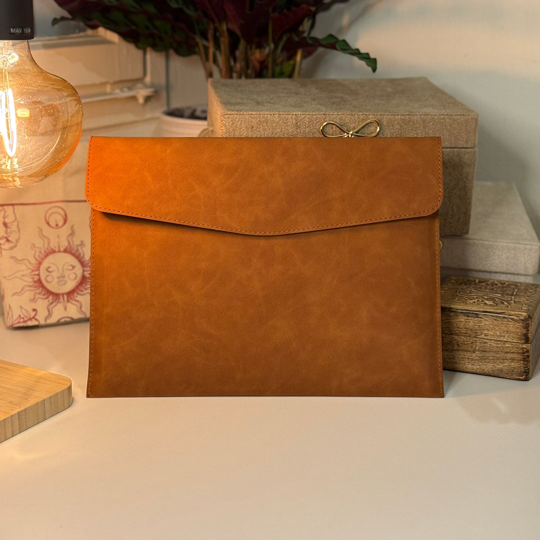 Brown Leather Document Folder
